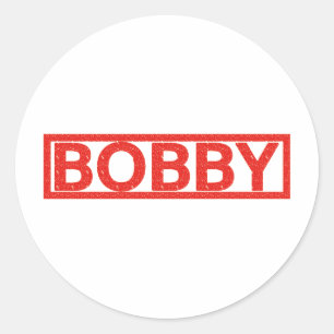 Sticker Rond Bobby Stamp