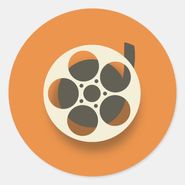 Sticker Rond bobine de film (Devant)