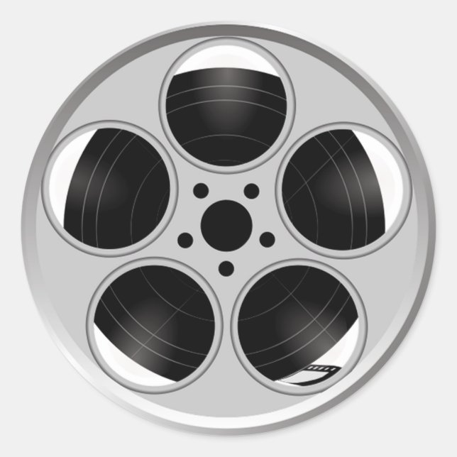 Sticker Rond bobine de film (Devant)