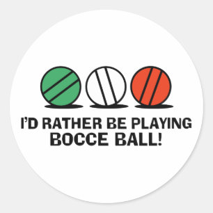 Sticker Rond Bocce Ball