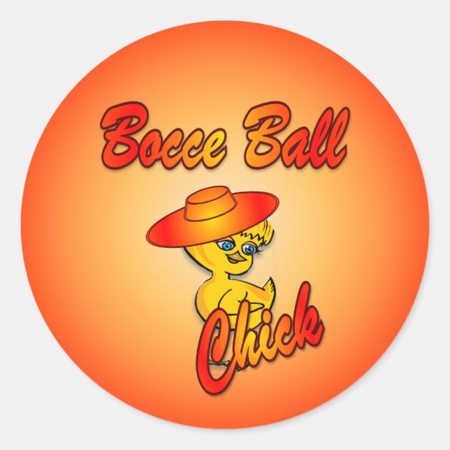Sticker Rond Bocce Ball Chick #5 (Devant)