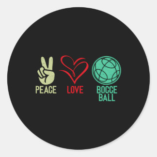 Sticker Rond Bocce d'amour de paix