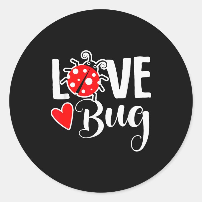 Sticker Rond Bogue d'amour Mignonne Fête de la Saint-Valentin L (Devant)
