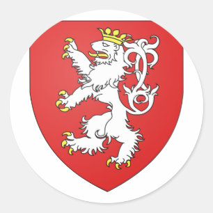 Sticker Rond Bohème, tchèque