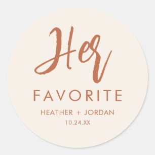 Sticker Rond Boho Dessert Sa Boîte De Traitement Mariage Favori