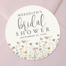 Boho Fête de Mariage aux Fleurs Sauvages
