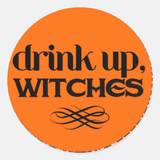 Sticker Rond Boire des sorcières