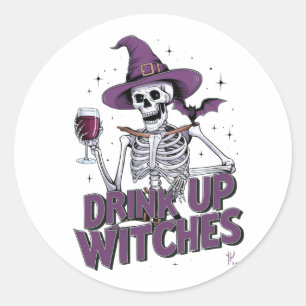 STICKER ROND BOIRE DES TÉMOINS