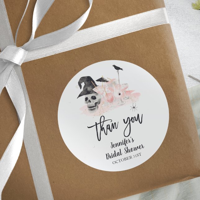 Sticker Rond Boire Jusqu'à la Fin Sorcières Enterrement de Vie  (Créateur téléchargé)