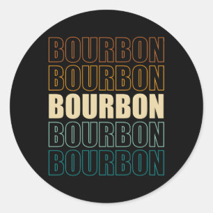 Sticker Rond Boire Whiskey Bourbon