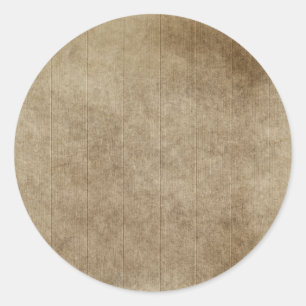Sticker Rond Bois Grungy Brown