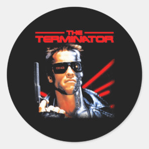 Sticker Rond Boîte cinéma Terminator