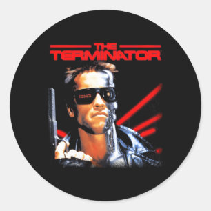 Sticker Rond Boîte cinéma Terminator