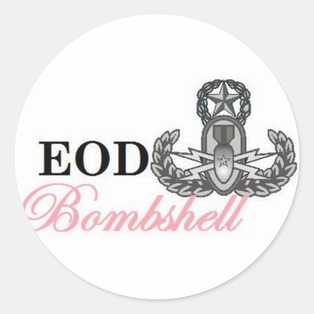 Sticker Rond bombardement principal d'eod (Devant)