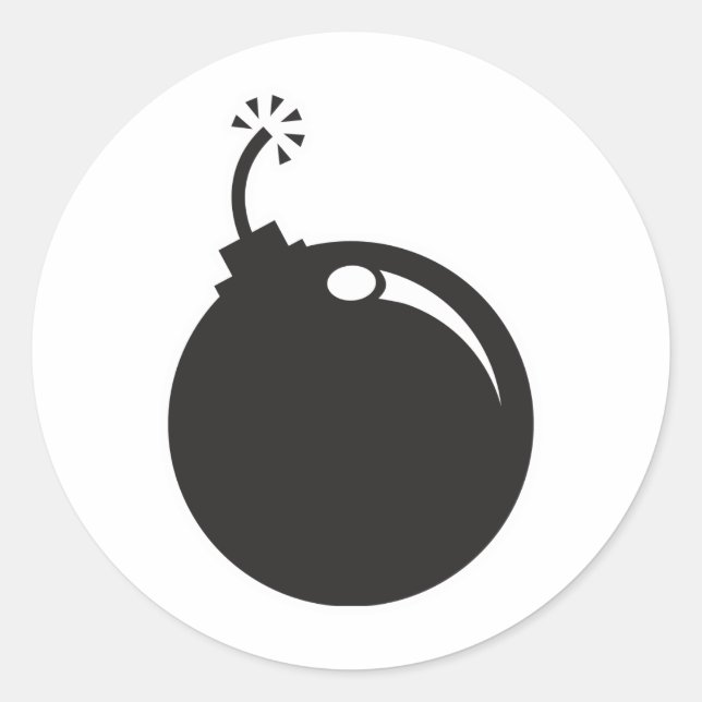 Sticker Rond Bombe (Devant)