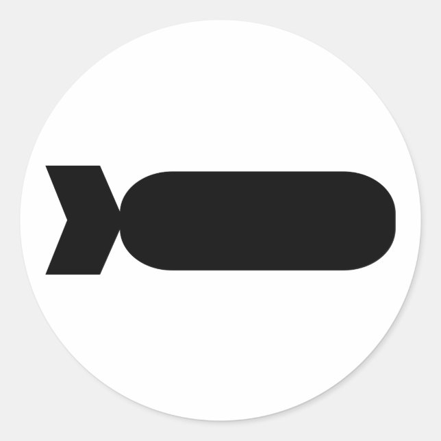 Sticker Rond Bombe (Devant)