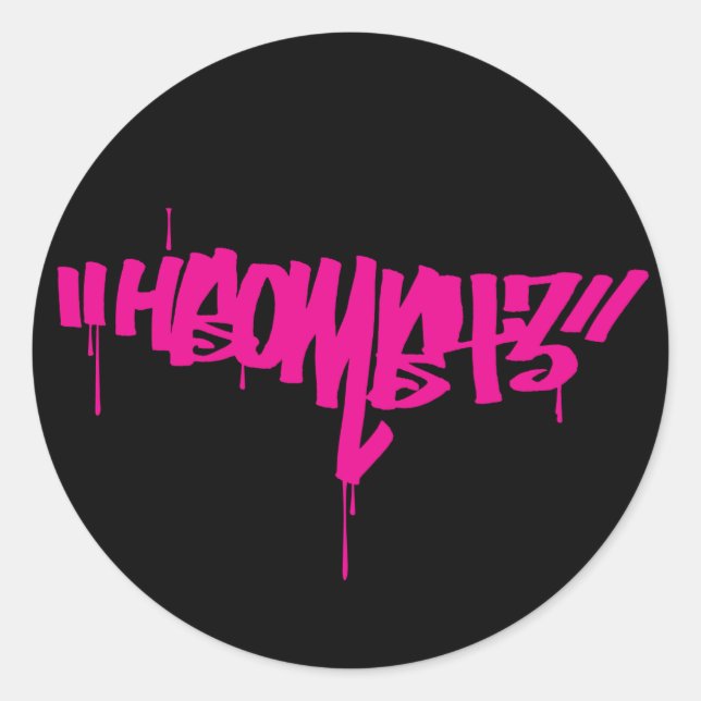 Sticker Rond Bombe 43 (Devant)