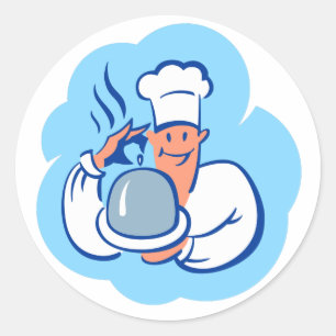 Sticker Rond Bon appétit !