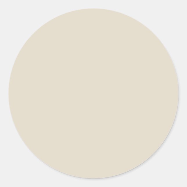 Sticker Rond Bone (couleur solide) (Devant)