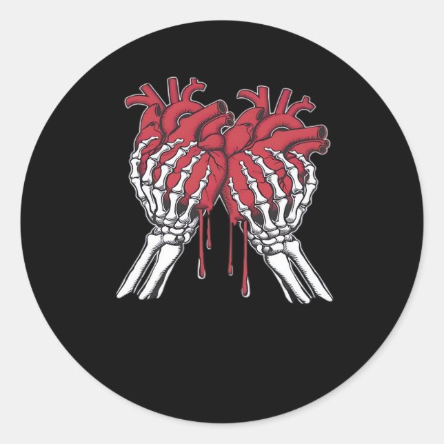 Sticker Rond Bone To Be Your Valentine - Valentines Day Funny S (Devant)