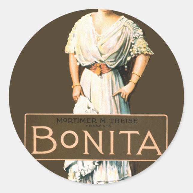 Sticker Rond bonita (Devant)