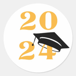 Sticker Rond Bonjour 2025