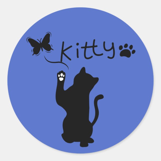Sticker Rond Bonjour Kitty (Devant)