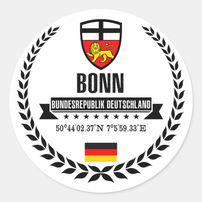 Sticker Rond Bonn (Devant)
