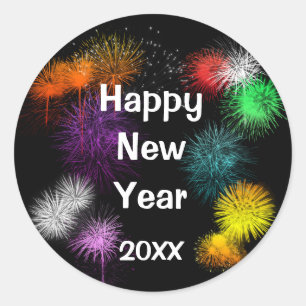 Sticker Rond Bonne année