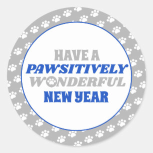 Sticker Rond Bonne année à tous