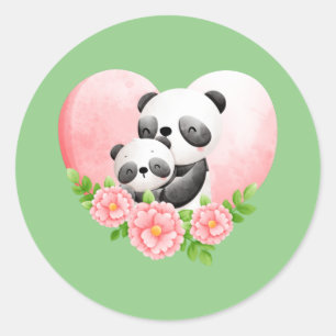 Sticker Rond Bonne Fête des mères pour la meilleure mère