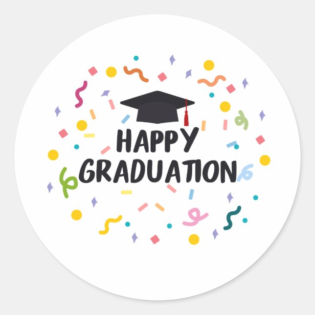 Sticker Rond bonne graduation (Devant)