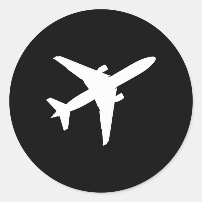 Sticker Rond Bonne Journée nationale de l'aviation (Devant)