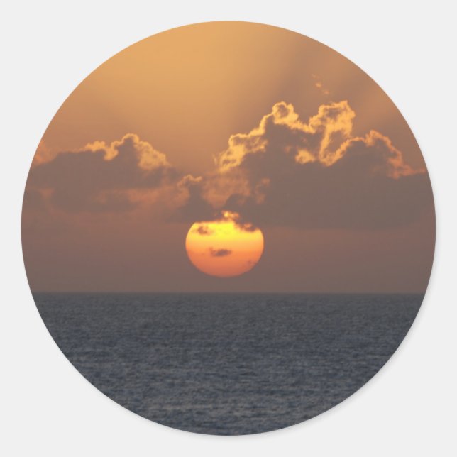 Sticker Rond Bonne nuit (Devant)