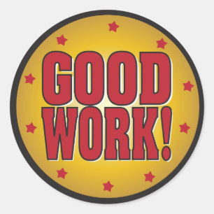 Sticker Rond BONNE reconnaissance et appréciation du travail