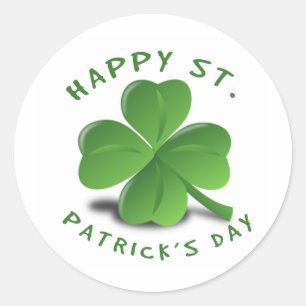 Sticker Rond Bonne Saint Patrick's Day