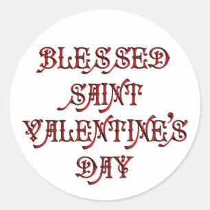 Sticker Rond Bonne Saint Valentin