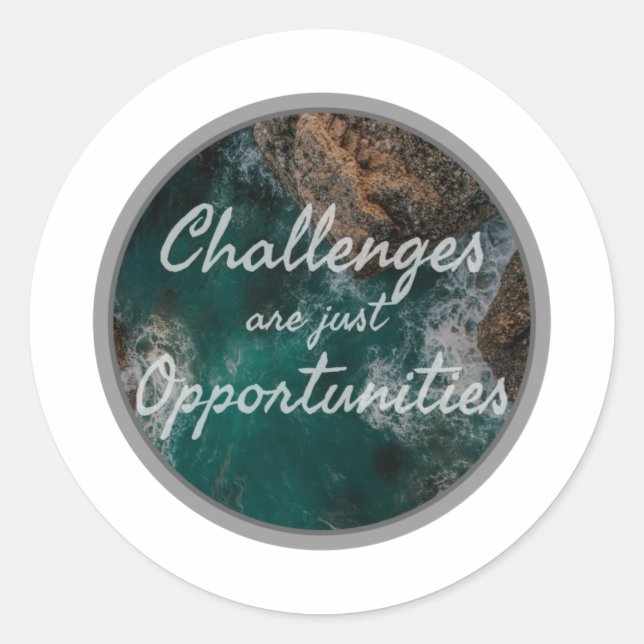 Sticker Rond bonnes vibes énergie positive citations pour le tr (Devant)