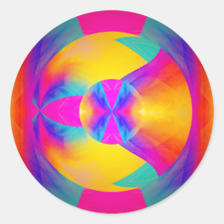 Sticker Rond Bonnes vibrations