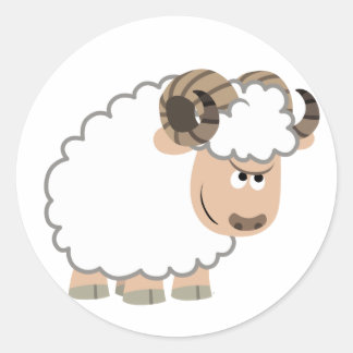 Sticker Rond Bonnet de dessin très sûr