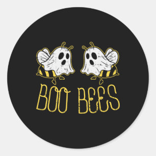 Sticker Rond Boo Bees Fun Couples Halloween Costume Pour Adulte