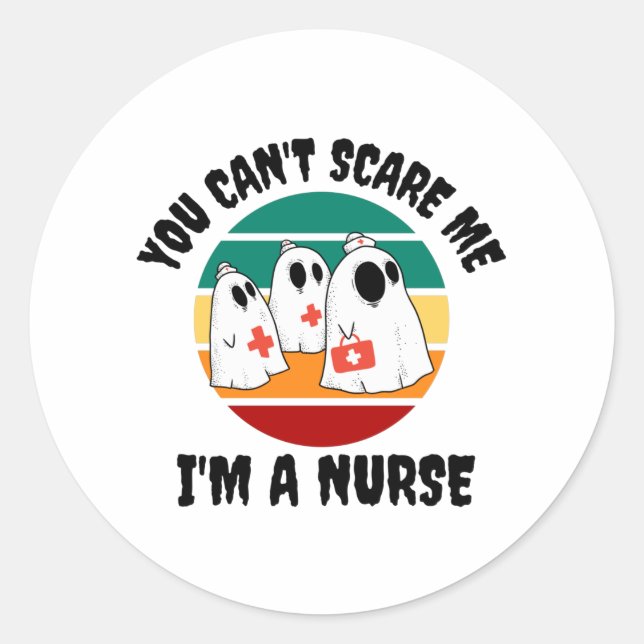 Sticker Rond Boo Boo Crew - Halloween 2021 Nurse Gift (Devant)