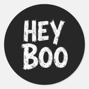 Sticker Rond Boo Drôle Fantôme Halloween