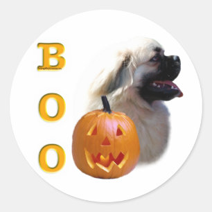 Sticker Rond Boo espagnol tibétain
