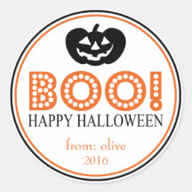 Boo ! Jack-O-Lantern (Noir / Orange)