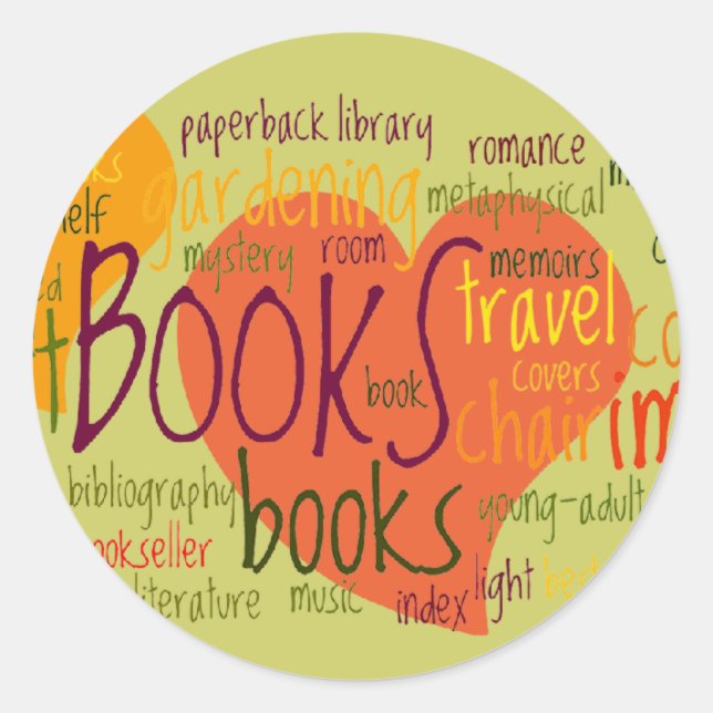 Sticker Rond Bookplate (Devant)