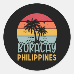Sticker Rond Boracay Philipes