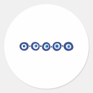 Sticker Rond Bordure des yeux