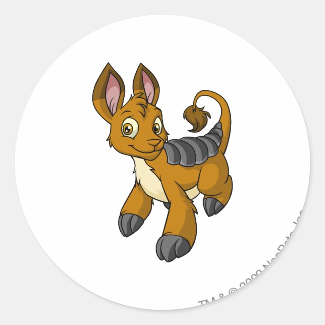 Sticker Rond Bori Brown (Devant)