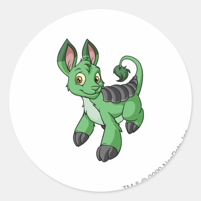 Sticker Rond Bori Green (Devant)